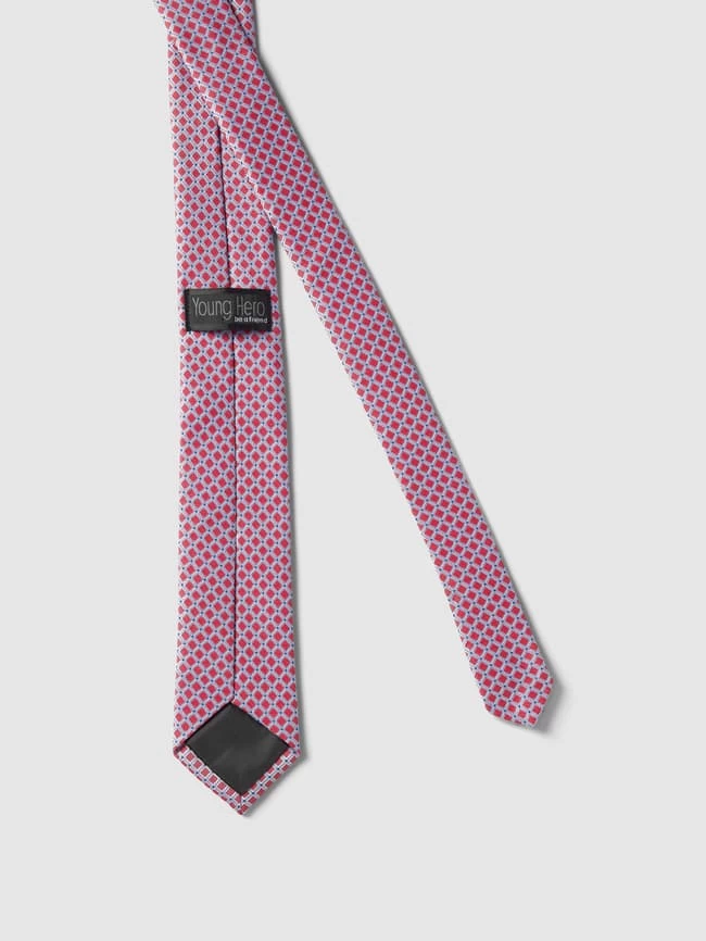 Paul Dantus Krawatte Mit Strukturmuster - Rot 2 Paul Dantus Krawatte Mit Strukturmuster - Rot – Bild 2