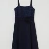 G.O.L. Kleid Aus Spitze Und Chiffon - Marineblau