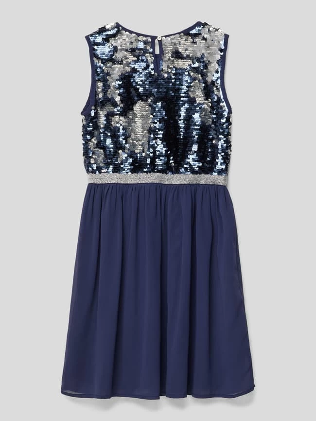 Happy Girls Kleid Mit Wendepailletten - Marineblau 3 Happy Girls Kleid Mit Wendepailletten - Marineblau – Bild 3