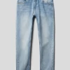 Scotch & Soda Jeans Mit Label-Details Modell 'Dean' - Mittelgrau
