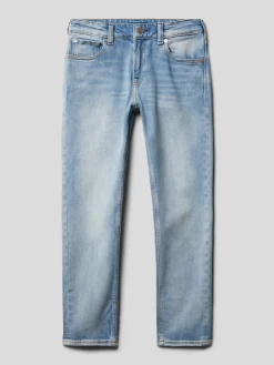 Scotch & Soda Jeans Mit Label-Details Modell 'Dean' - Mittelgrau
