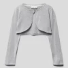 Happy Girls Bolero Mit Effektgarn - Silber Meliert