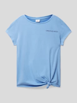 S.Oliver RED LABEL T-Shirt Mit Motiv-Print - Bleu