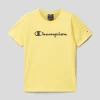 CHAMPION T-Shirt Mit Label-Print - Gelb