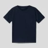 Tom Tailor T-Shirt Mit Brusttasche - Marineblau