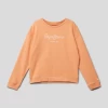 Pepe Jeans Sweatshirt Mit Label-Print Modell 'ROSE' - Apricot