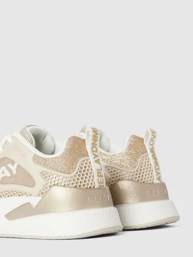 Replay Sneaker Mit Label-Details Modell 'MAZE' - Gold 2 Replay Sneaker Mit Label-Details Modell 'MAZE' - Gold – Bild 2