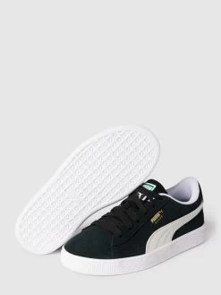 Puma Sneaker Mit Label-Print In Metallic Modell 'SUEDE CLASSIC' - Schwarz -Kindermoden Kunterbunt 894j0hij9t354h239go4icpg9d1k2ea28kplak9m8cs46k2h64o4ilalacsjijam8p5j2e279lb4ei2eaco62dpl6di34e3371j66e1k70pj4o9gc9hjapj3chi3ic9k6ksjgdg