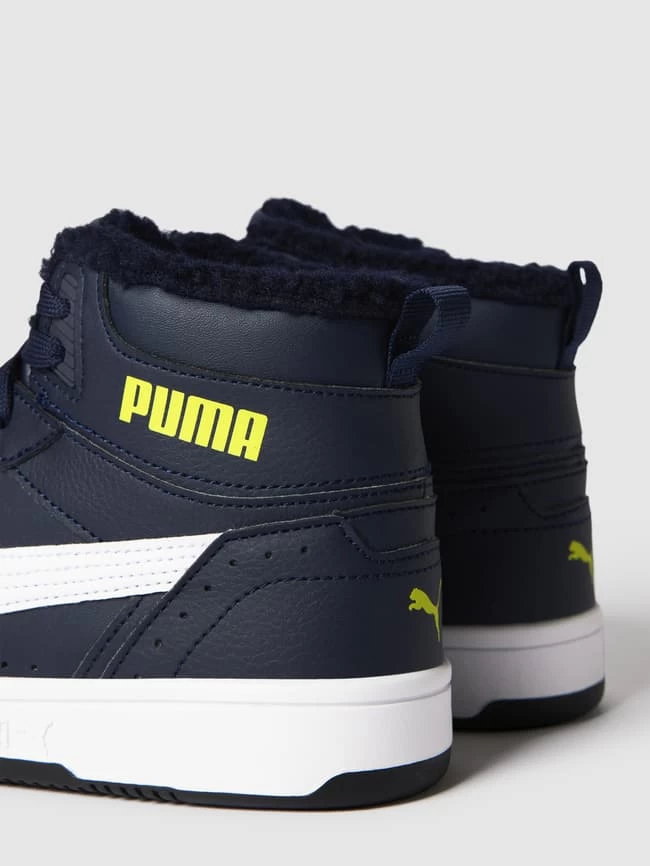 Puma High Top Sneaker Mit Label-Details Modell 'JOY' - Marineblau 2 Puma High Top Sneaker Mit Label-Details Modell 'JOY' - Marineblau – Bild 2