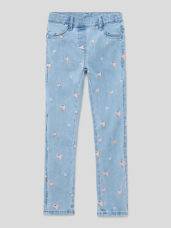 S.Oliver RED LABEL Jeans Mit Motiv-Stitching - Blau