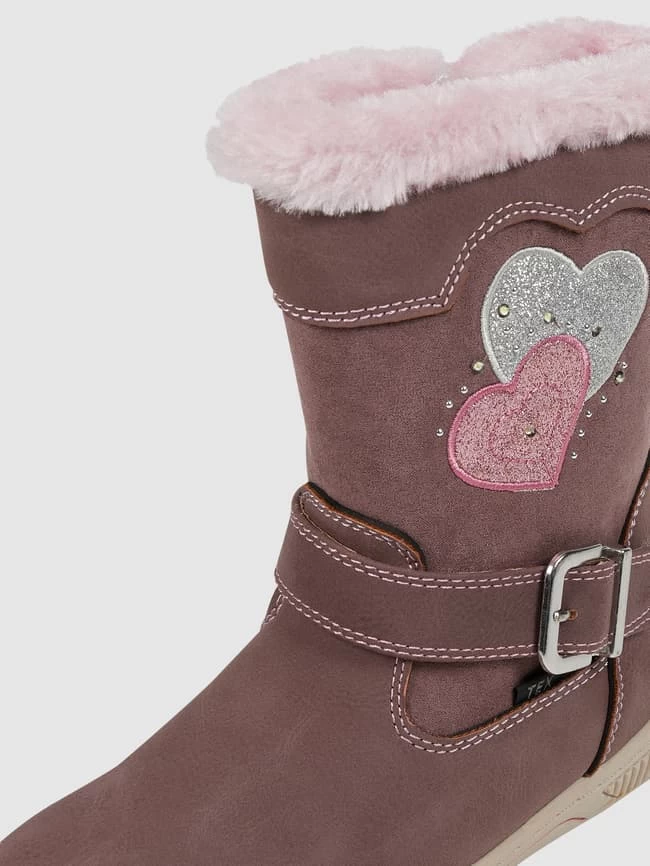 Tom Tailor Boots In Leder-Optik - Rosa 2 Tom Tailor Boots In Leder-Optik - Rosa – Bild 2