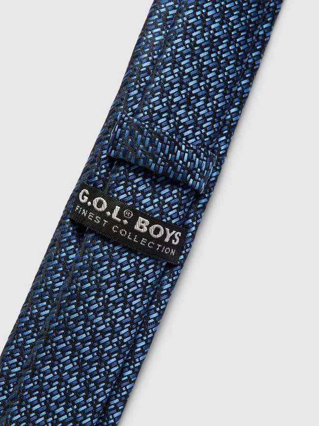G.O.L. Krawatte Mit Allover-Muster - Marineblau 3 G.O.L. Krawatte Mit Allover-Muster - Marineblau – Bild 3