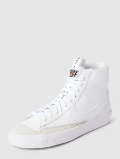 Nike High-Top-Sneaker Mit Kontrast-Besatz Modell 'Blazer' - Weiß