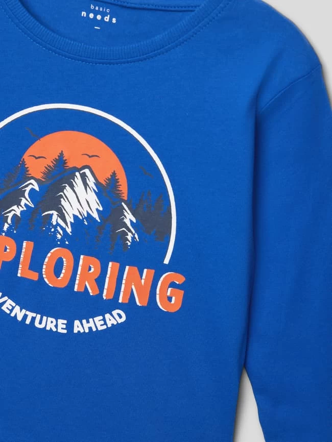 Name It Longsleeve Mit Statement-Print Modell 'VAGNO' - Dunkelblau 2 Name It Longsleeve Mit Statement-Print Modell 'VAGNO' - Dunkelblau – Bild 2