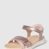 Geox Sandalen Im Metallic-Look Modell 'BOREALIS' - Rosé