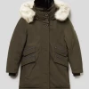 Wellensteyn Parka Mit Kunstpelzkragen Modell 'Enterprise' - Olivgrün