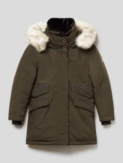 Wellensteyn Parka Mit Kunstpelzkragen Modell 'Enterprise' - Olivgrün