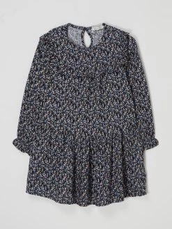 Tom Tailor Kleid Aus Viskose - Marineblau