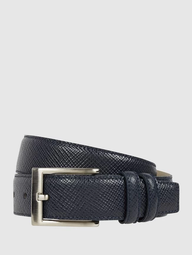 G.O.L. Gürtel Aus Leder - Dunkelblau 1 G.O.L. Gürtel Aus Leder - Dunkelblau