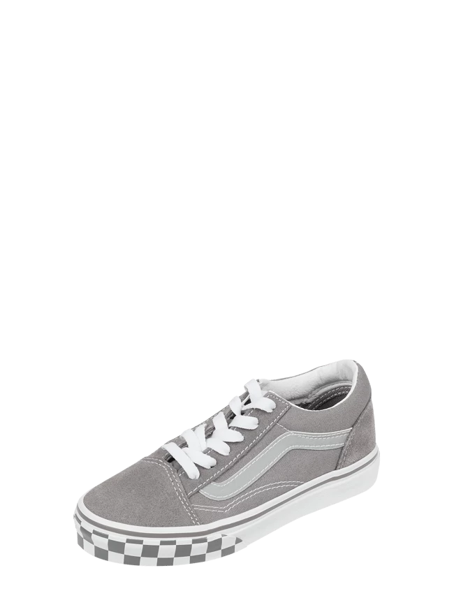 Vans Sneaker Mit Lederbesatz Modell 'Old Skool' - Hellgrau 1 Vans Sneaker Mit Lederbesatz Modell 'Old Skool' - Hellgrau