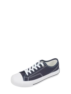 Jack & Jones Sneaker Aus Canvas Modell 'Corp' - Marineblau
