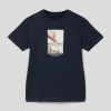 Jack & Jones T-Shirt Mit Motiv-Print Modell 'COPENHAGEN' - Marineblau