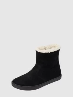 Birkenstock Stiefelette Aus Leder Modell 'Lille' - Schwarz