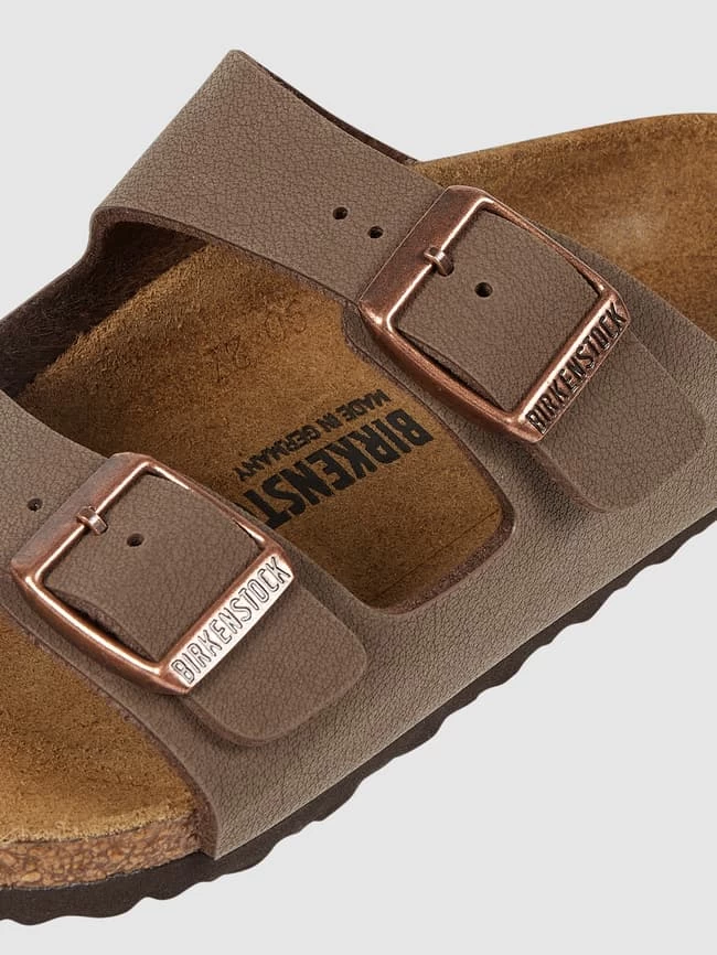 Birkenstock Sandalen Aus Birko-Flor® Modell 'Arizona' - Hellbraun 2 Birkenstock Sandalen Aus Birko-Flor® Modell 'Arizona' - Hellbraun – Bild 2