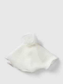 Weise Kerzenschleier Mit Tüll-Besatz - Ecru