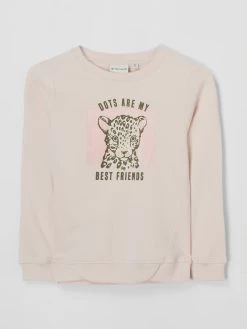 Tom Tailor Sweatshirt Mit Message - Hellrosa