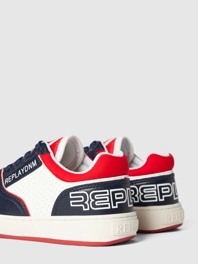 Replay Sneaker Mit Label-Details Modell 'COBRA' - Marineblau 2 Replay Sneaker Mit Label-Details Modell 'COBRA' - Marineblau – Bild 2