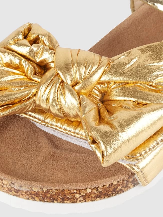 Colors Of California Sandalen Mit Zierschleife - Gold 2 Colors Of California Sandalen Mit Zierschleife - Gold – Bild 2