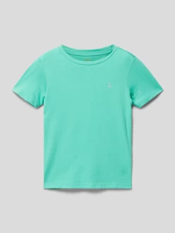 Polo Ralph Lauren Kids T-Shirt Mit Label-Stitching - Lagune