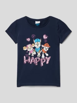 S.Oliver RED LABEL T-Shirt Mit Rundhalsausschnitt - Marineblau