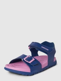 Geox Sandalen Mit Label-Detail Modell 'BOREALIS' - Marineblau
