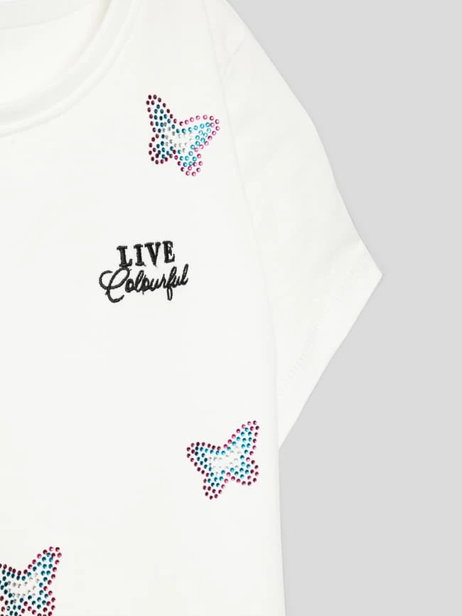 Only T-Shirt Mit Motiv-Print Modell 'KITA' - Offwhite 2 Only T-Shirt Mit Motiv-Print Modell 'KITA' - Offwhite – Bild 2