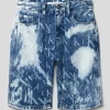 Calvin Klein Jeans Relaxed Fit Jeansshorts Im 5-Pocket-Design - Blau