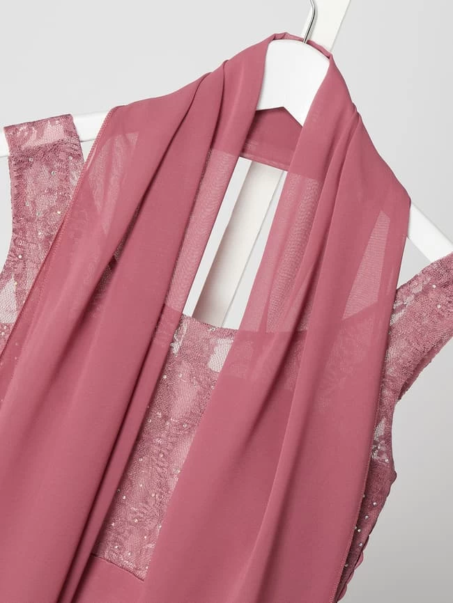 G.O.L. Kleid Mit Ziersteinbesatz - Mauve 2 G.O.L. Kleid Mit Ziersteinbesatz - Mauve – Bild 2