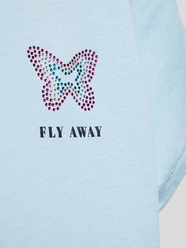 Only T-Shirt Mit Motiv-Print Modell 'KITA' - Bleu 2 Only T-Shirt Mit Motiv-Print Modell 'KITA' - Bleu – Bild 2