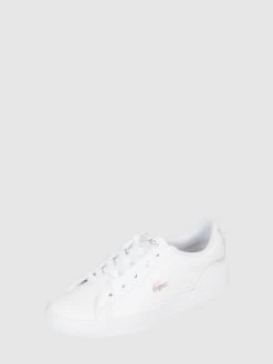 Lacoste Sneaker In Leder-Optik Modell 'Lerond' - Weiß