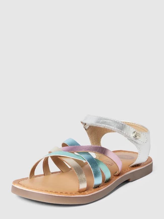 Gioseppo Zehentrenner Mit Label-Details Modell 'SIMAO' - Silber 1 Gioseppo Zehentrenner Mit Label-Details Modell 'SIMAO' - Silber