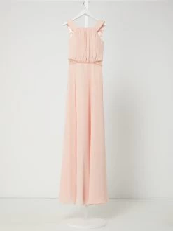 G.O.L. Maxikleid Aus Chiffon - Apricot
