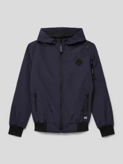 CARS JEANS Jacke Mit Label-Badge Modell 'colin' - Marineblau