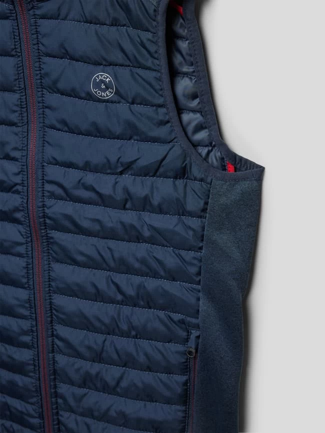 Jack & Jones Steppweste Mit Label-Print - Marineblau 2 Jack & Jones Steppweste Mit Label-Print - Marineblau – Bild 2