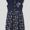 Blue Seven Kleid Mit Motiv-Print - Blau