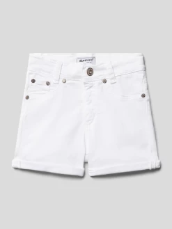 Blue Effect Jeansshorts Im 5-Pocket-Design - Weiß