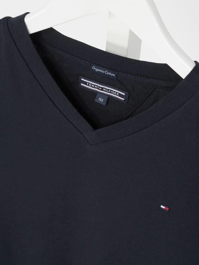 Tommy Hilfiger Teens T-Shirt Mit Logo-Stickerei - Marineblau 2 Tommy Hilfiger Teens T-Shirt Mit Logo-Stickerei - Marineblau – Bild 2