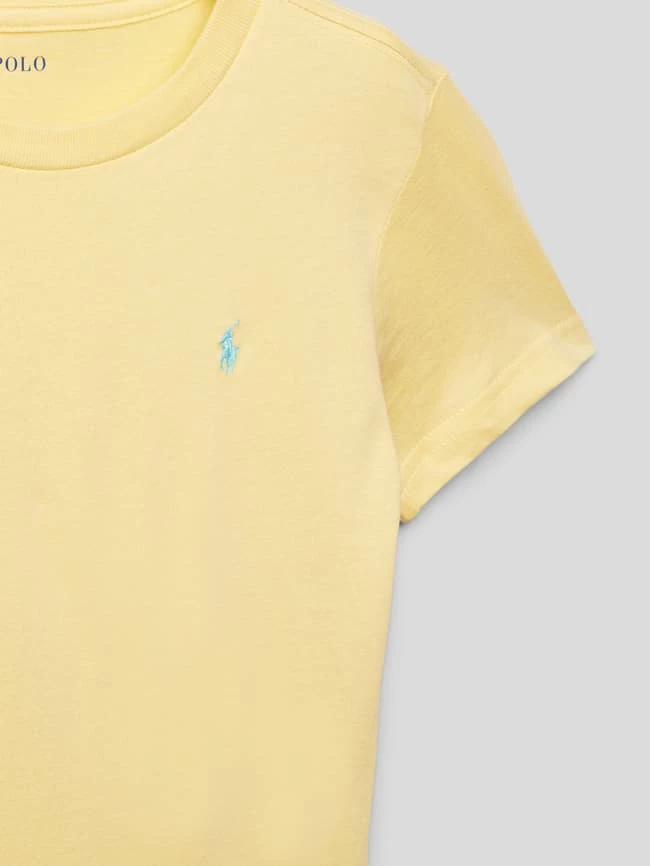 Polo Ralph Lauren Kids T-Shirt Mit Label-Stitching - Hellgelb 2 Polo Ralph Lauren Kids T-Shirt Mit Label-Stitching - Hellgelb – Bild 2