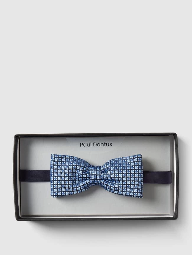 Paul Dantus Fliege Mit Allover-Muster - Marineblau 1 Paul Dantus Fliege Mit Allover-Muster - Marineblau