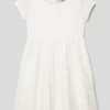 Happy Girls Minikleid Mit Floralem Muster - Ecru